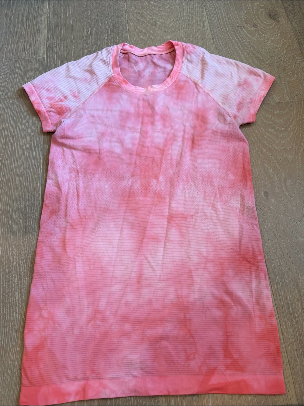 Lululemon Women’s Pink Tie-Dye Swiftly Tech Shirt